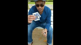 Insane card trick!!! camera trick or magic?