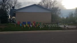 A creative way of saying happy birthday on this pandemic