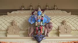 Small Vishnu Statue On Mantel