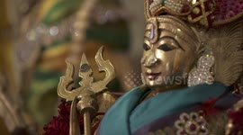 Vishnu Statue With Jewels And Headdress