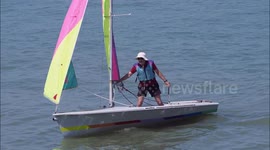 UK Weather: warm day for messing about in boats in Kent