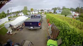 Rare tornado Saanich BC