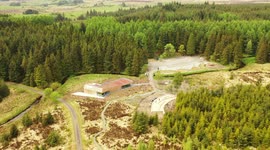 OM Dark Sky Observatory In Davagh Forest - Drone Clip 5