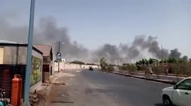 Breaking - Large smoke were seen from Malir road in karachi after a plane crash killing more than 100 people
