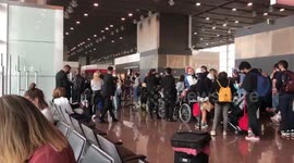 Crowded airport in Brazil raises concerns amid coronavirus pandemic