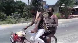 Teenager cycles 1,200 kilometres to get injured father home during pandemic