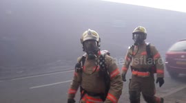 Firemen in breathing apparatus