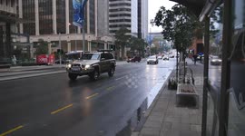 Traffic on St George Terrace Perth WA