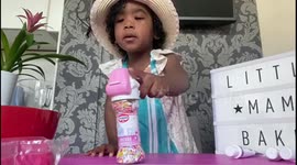 London toddler makes hilarious faces when left alone during temptation challenge