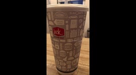 20th Century Fox theme played on a soda cup