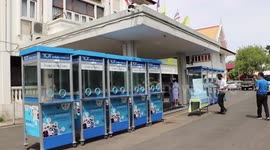 Phone booths converted into COVID-19 test centres in Thailand