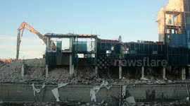 Demolition and last days of the Vicente Calderón stadium