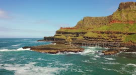 The Iconic Giant's Causeway Devoid of Tourists During Lock Down Restrictions