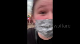 Newsflare Edit - Protesters for George Floyd being maced by police