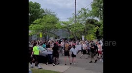 Protesters gather after police officer kills unarmed black man in Minneapolis