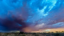 Huge electrical storm in Western Australia