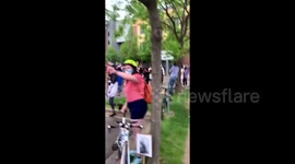 Protests of police killing of George Floyd continue in Minneapolis