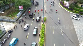 Air monitoring large scale social restrictions in Puncak Bogor region (Indonesia) in the prevention of covid 19