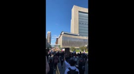 Minneapolis protest march for george Floyd