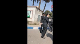 Egyptian police gave me flowers and chocolate