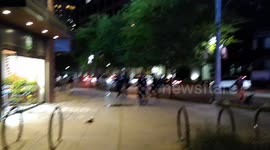 Police Move to Secure Whole Foods from George Floyd Protestors in Uptown, Dallas on May 30th, 2020