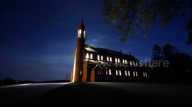 Chapel & Moon Time Lapse