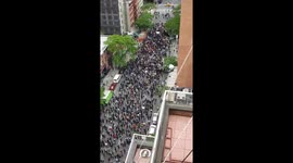 Huge march takes place across New York City for George Floyd