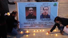 Crowds in Bethlehem protest George Floyd's death in display of solidarity
