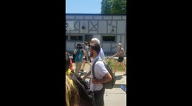 Milwaukee Mayor Tom Barrett joins protesters in Wisconsin against police killing of George Floyd