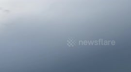 Chinese banners flown over New York