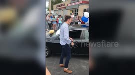 US students surprised their teacher with a $17,000 car after being separated from him for two months