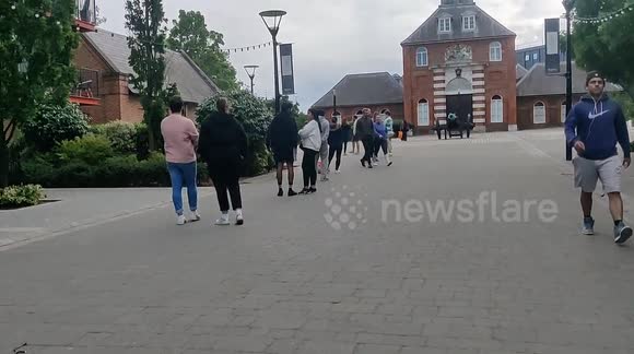 'Crazy queues!' Londoners line up around the block for fish and chips ...