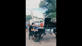 Performance on the day of George Floyd's Funeral