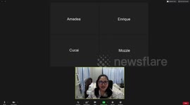 Woman Has Zoon Meeting With Pet Dogs