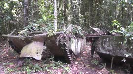 AMERICAN TANK STILL LOCATED IN TAMBRAUW FOREST, WEST PAPUA