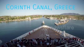 A Historical Transit of  FOCL MS Braemar in Corinth Canal, Greece
