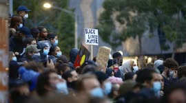 BLM protestors, Melbourne