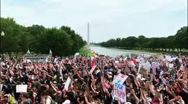 Lincoln Memorial Black Lives Matter Protest
