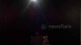 paranormal entity casts a shadow.