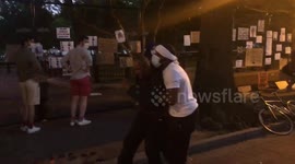 Part 2 - Apparently mentally sick man allegedly attempts to snatch a girl during White House protests