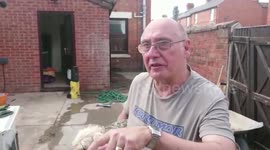 Pensioner left shell-shocked after finding a live First World War hand grenade while unblocking his drains
