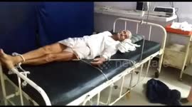 Elderly patient in India tied to bed after family fails to pay hospital bill