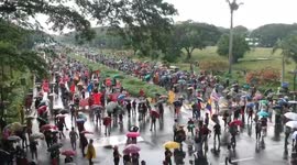 Protesters hold anti-government rallies on the Philippines Independence Day