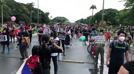 Protesters hold anti-government marches on Philippines Independence Day
