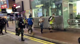 6.12 first anniversary protest in Causeway Bay
