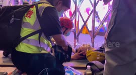6.12 first anniversary protest in Causeway Bay