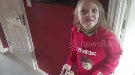 UK girl excited after being told she can now hug her grandparents