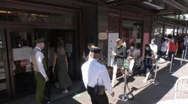 World famous Harrods department store opens in London following pandemic