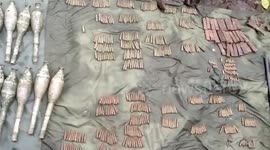 Armed forces unearth huge cache of illegal explosives and ammunition buried inside forest in northeast India