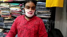 Indian cloth retailer sells masks with Prime Minister Narendra Modi’s face, says useful tool for political campaigns